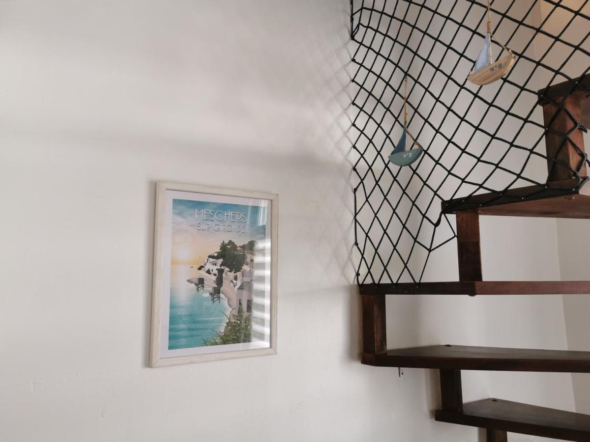 Charmant Appartement Dans Centre Meschers/Gironde المظهر الخارجي الصورة